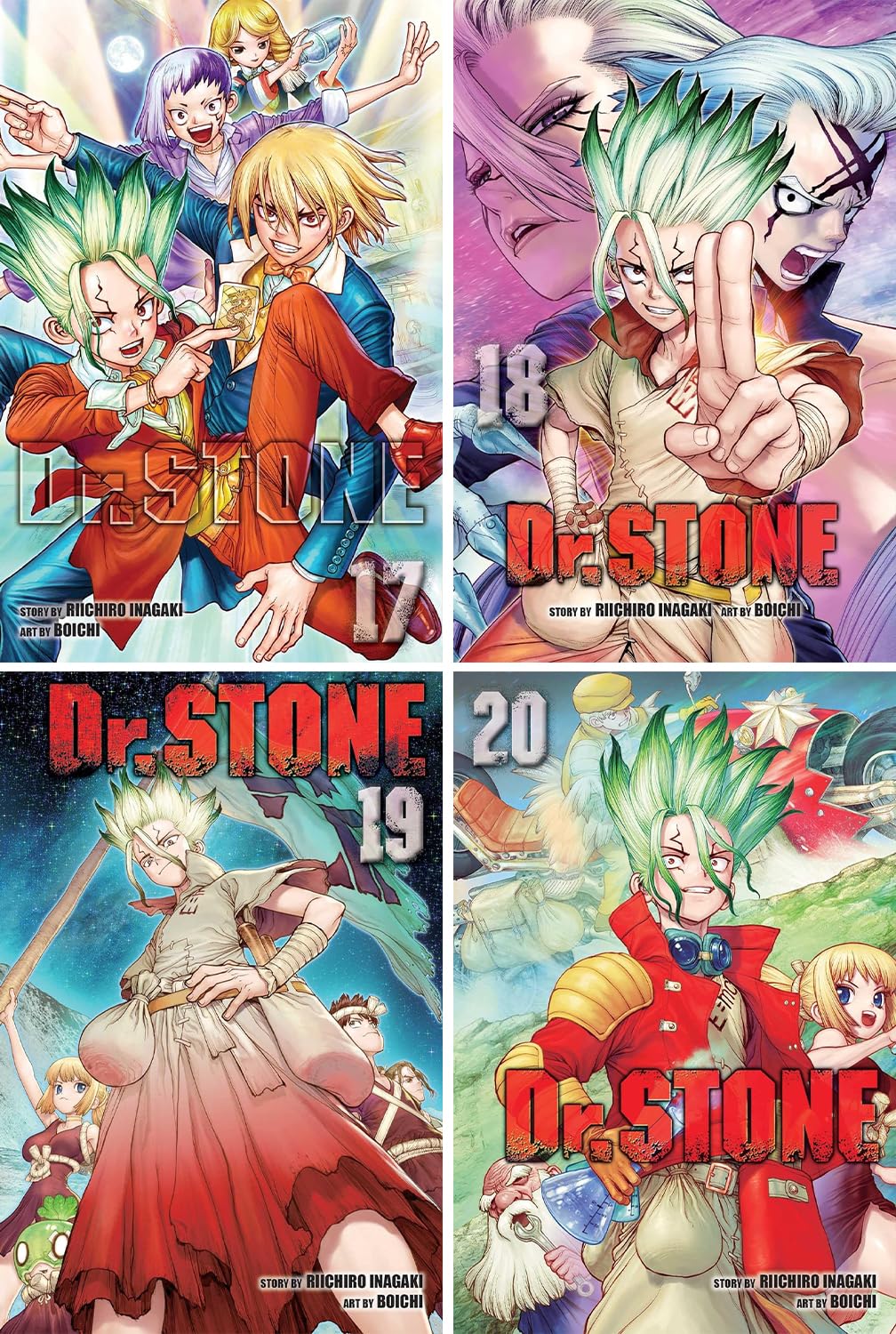 Dr. STONE Manga Collection Vol. 1–26 by Riichiro Inagaki & Boichi