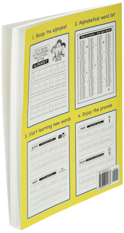 200 Must Know Sight Words Activity Workbook: Learn, Trace & Practice The 200 Most Common High Frequency Words For Kids Learning To Write & Read. | Ages 5-8 