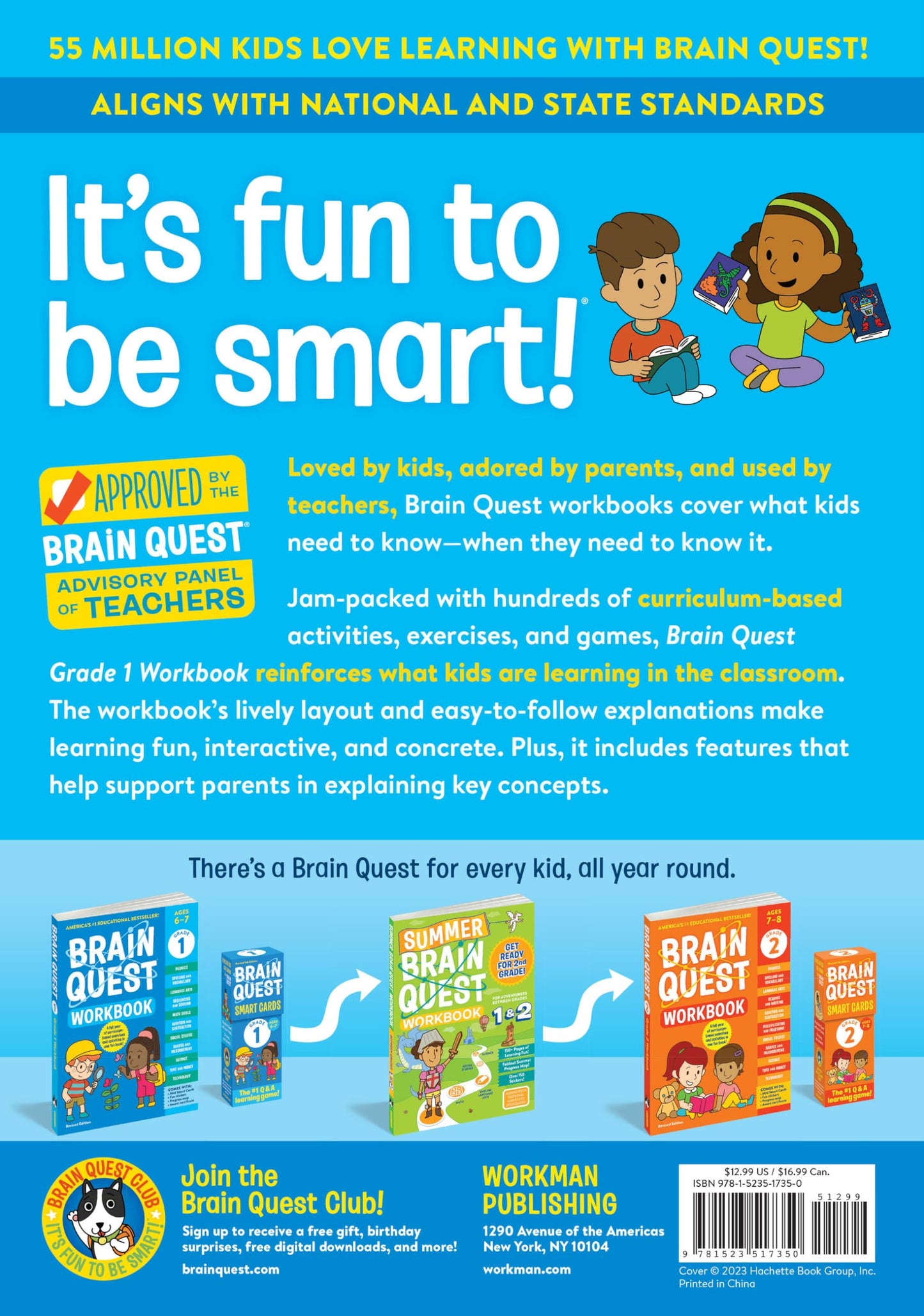 Brain Quest Workbook: 1st Grade Revised Edition 
