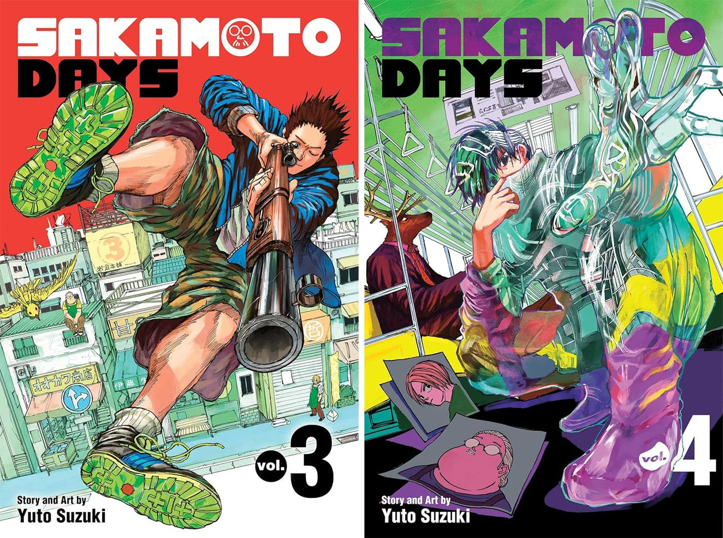 Sakamoto Days Vol. 1–12 Manga Set by Yuto Suzuki (12 Books)