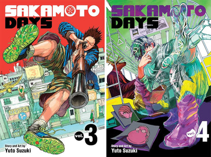 Sakamoto Days Vol. 1–12 Manga Set by Yuto Suzuki (12 Books)