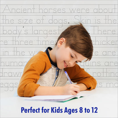 Print Handwriting Practice for Kids 8-12: 250 Awesome Fun Facts about Science, Animals, and History
