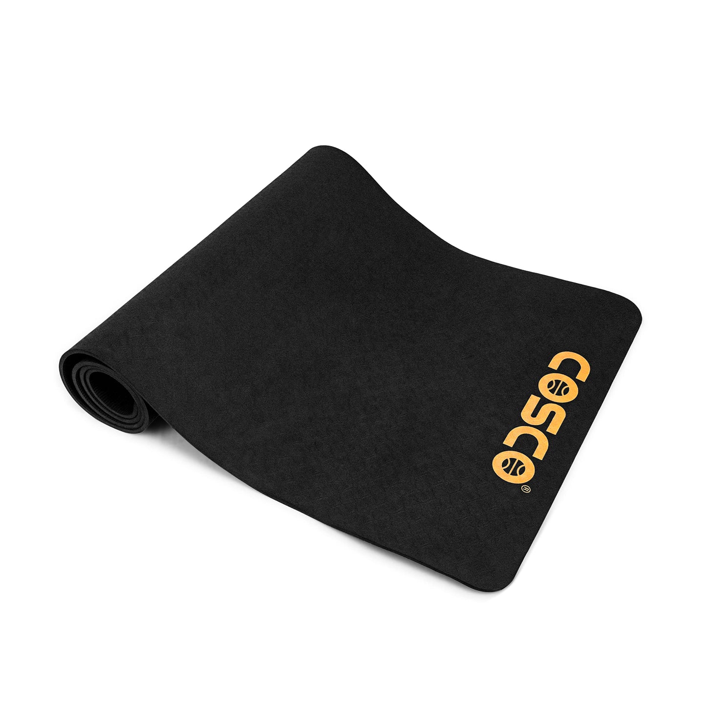 EVA Yoga Mat - 4mm Anti-Skid Charcoal Black for Home Workout
