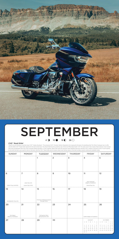 Harley-Davidson 2026 12x12: 16-Month Calendar--September 2025 through December 2026