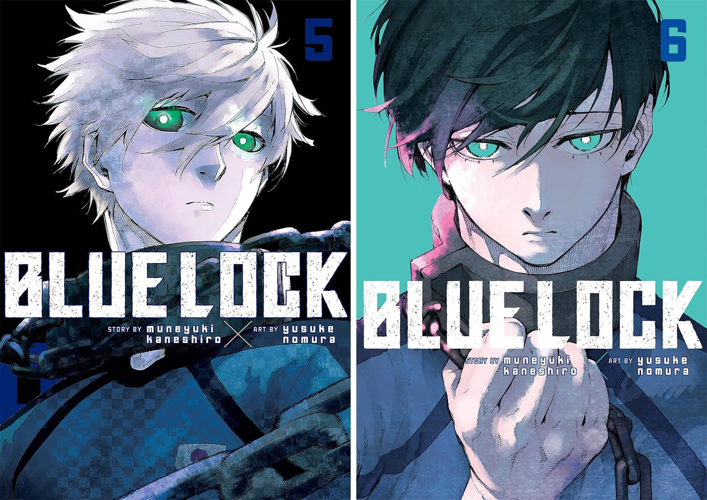 Blue Lock Manga Series Vol. 1–15 Collection by Muneyuki Kaneshiro (15 Books)