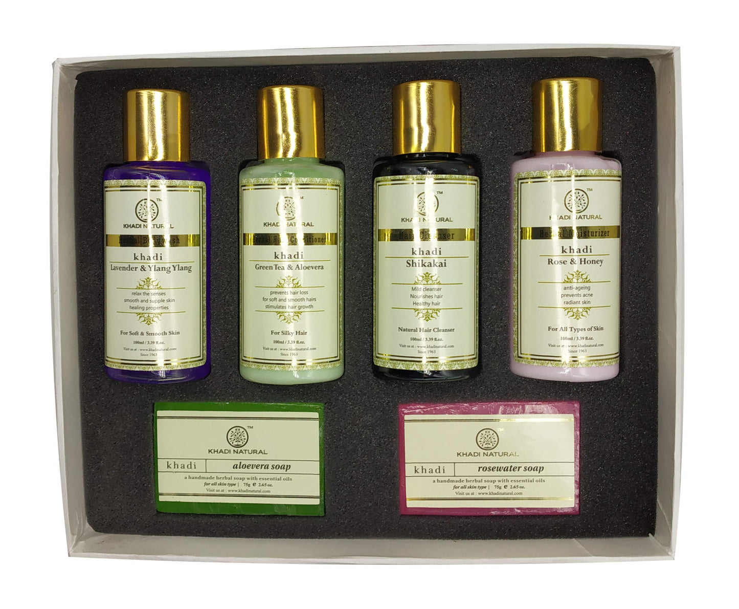 Gift Box: 6 Soaps & Cleansers for All Skin & Hair Types
