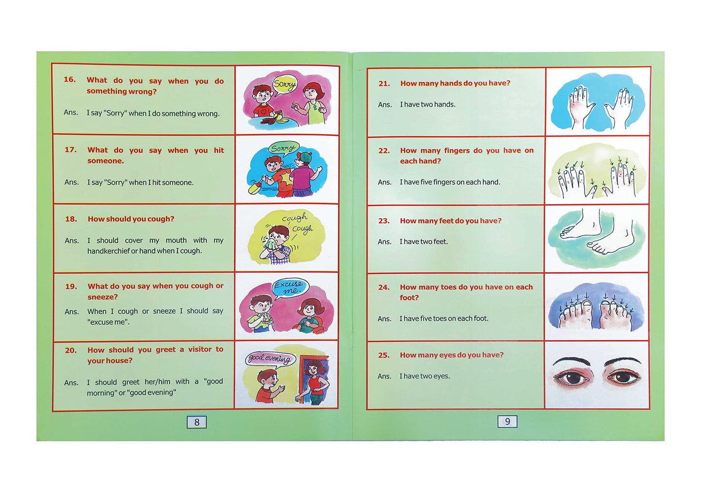 Scholars Hub School Starter Pack- My First School Interview & My Book Of Nursery Rhymes (Set Of 2 Books) (For Ages 2-4) | Cover Basic Questions Asked For School Interview | Helps Child To Read And Learn Nursery Rhymes