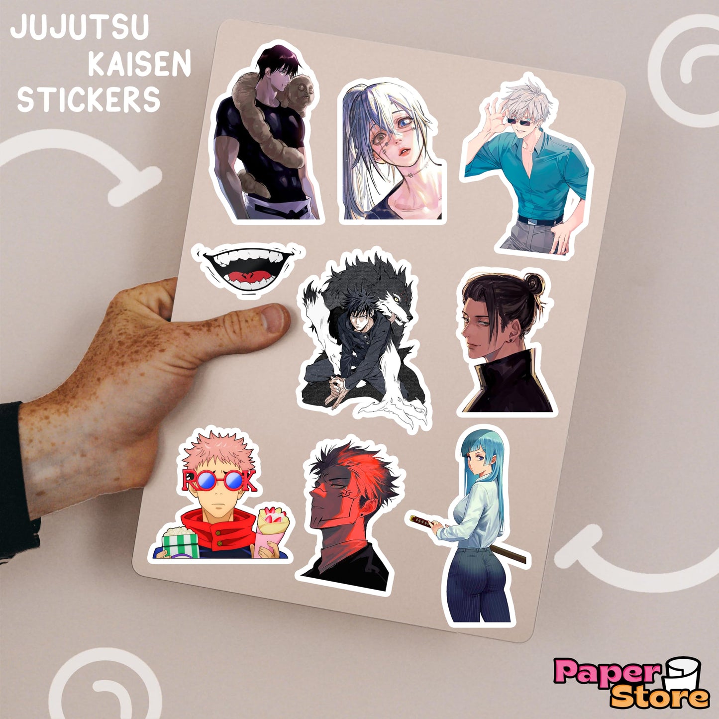 Jujutsu Kaisen Manga Bundle (30 Books) with T-Shirt, Hoodie, Backpack, Figures & Accessories Set