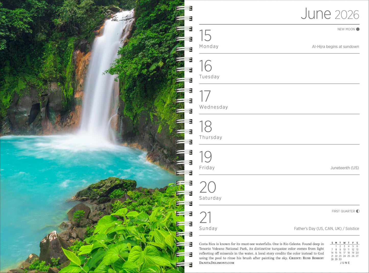 Audubon Engagement Calendar 2026: A Tribute to Nature and Its Spectacular Landscapes 