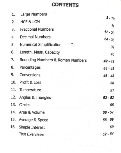 Mental Maths-Vol 5