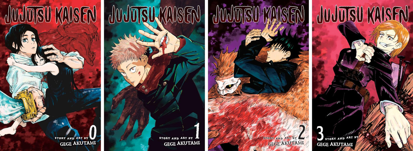 Jujutsu Kaisen Manga Bundle (30 Books) with T-Shirt, Hoodie, Backpack, Figures & Accessories Set