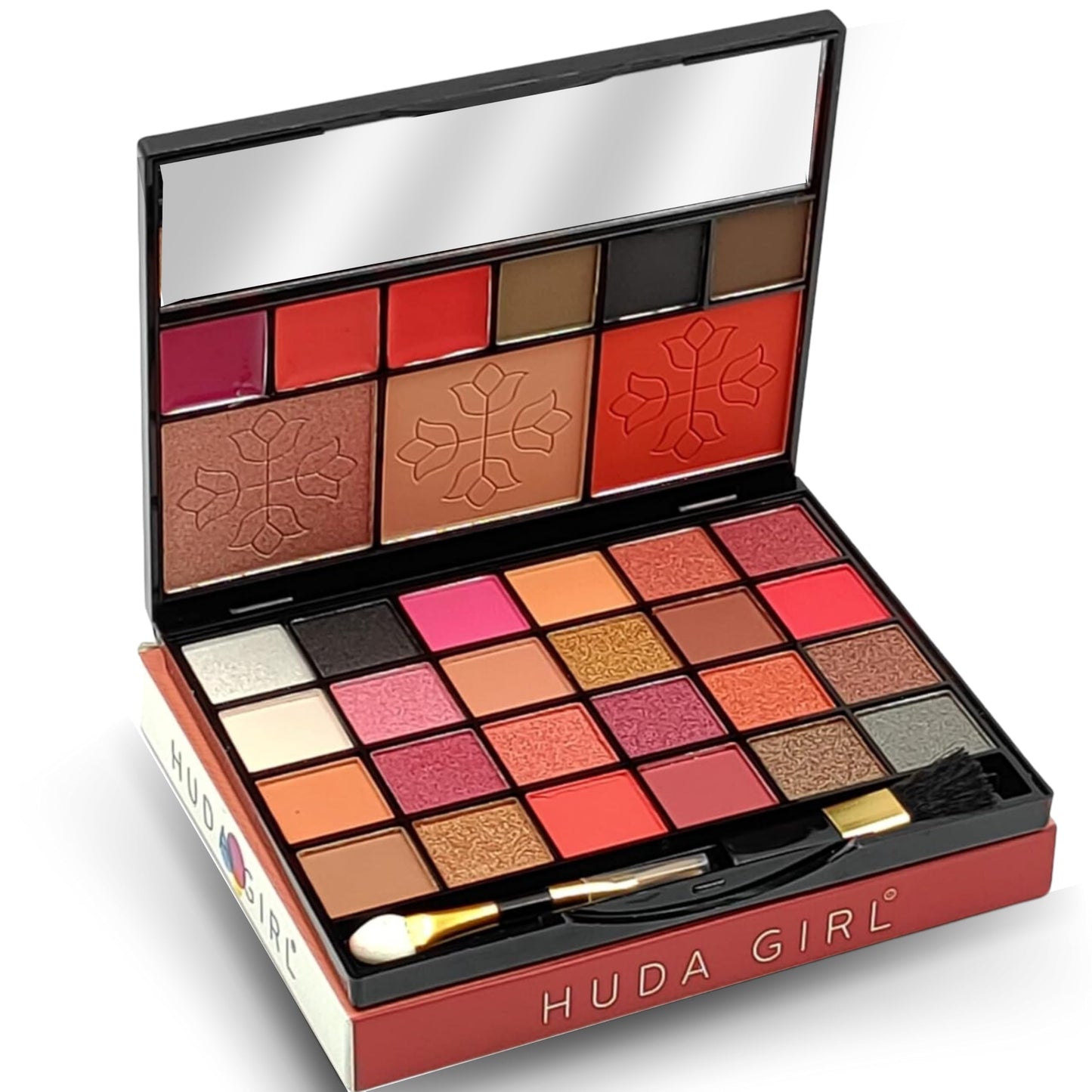 All-in-One Makeup Kit with Mirror - 24 Eyeshadows, Lip Gloss, Blush & Highlighter