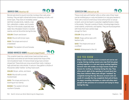 North American Bird Watching for Beginners: Field Notes on 150 Species to Start Your Birding Adventures (Bird Watching Adventures) 