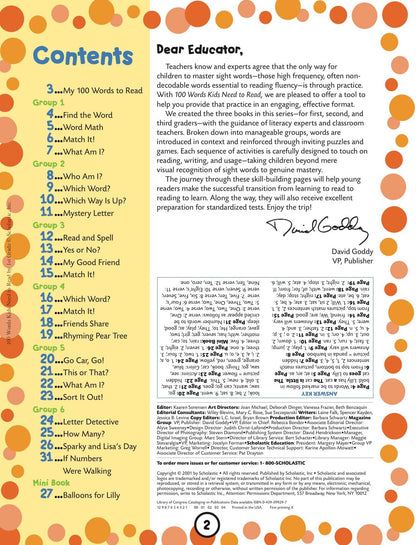 100 Words Kids Need to Read by 1st Grade: Sight Word Practice to Build Strong Readers