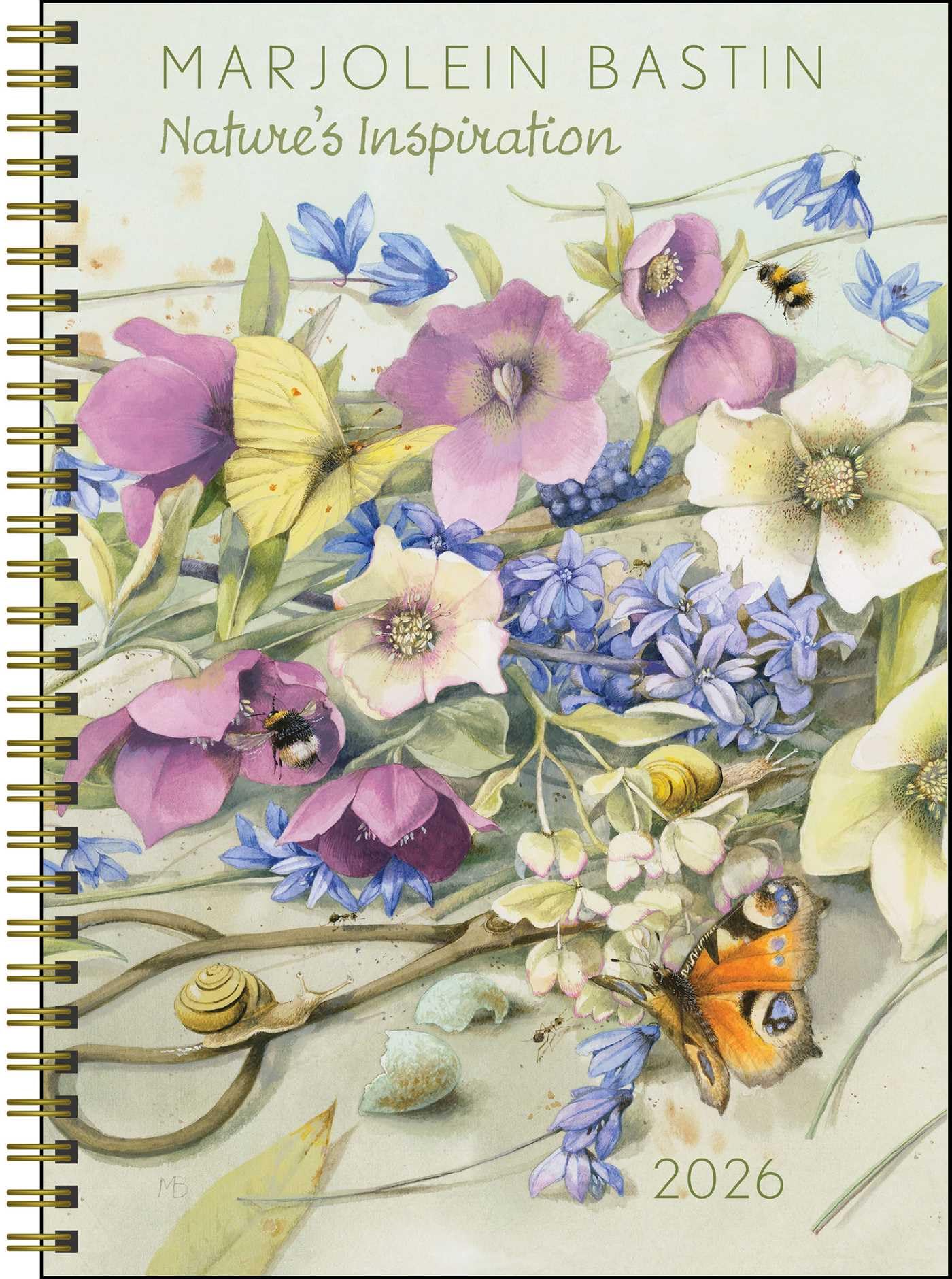 Marjolein Bastin Nature's Inspiration 12-Month 2026 Engagement Calendar 