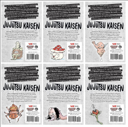 Jujutsu Kaisen Manga Vol. 1–6 Bundle Set