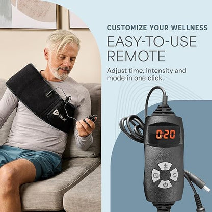 Red Light Therapy Belt with 660nm & 850nm Wavelengths for Body Treatment - Adjustable, Portable, USB Powered