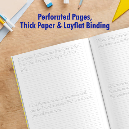 Print Handwriting Practice for Kids 8-12: 250 Awesome Fun Facts about Science, Animals, and History