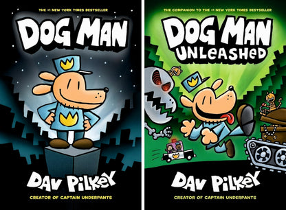 Dog Man Series Complete Collection Set (Books 1–14) by Dav Pilkey