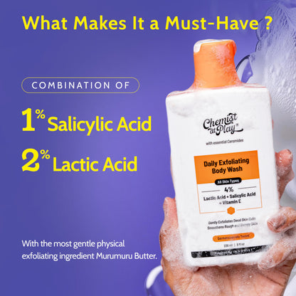 Exfoliating Body Wash 236ml - Salicylic Acid & Vitamin E