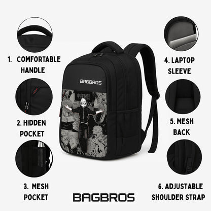 Jujutsu Kaisen Manga Bundle (30 Books) with T-Shirt, Hoodie, Backpack, Figures & Accessories Set