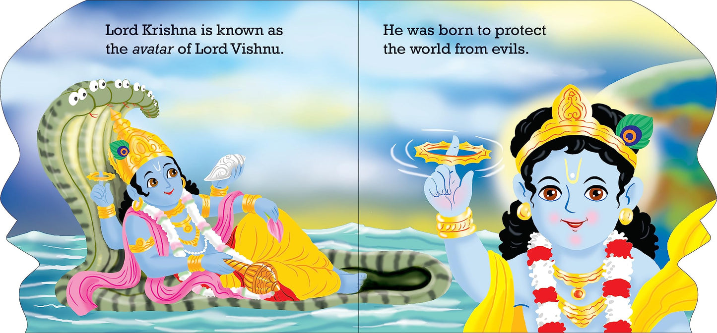 Blessings Forever- Lord Krishna (Die-Cut Board Book)