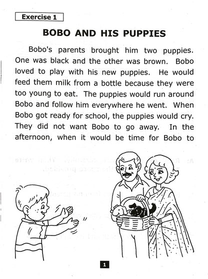 Scholars Hub Comprehension Book For Develop Reading And Writing Skills Of Kids (For Primary Classes) (Vol. 1, 2) ( Set Of 2 Books) | 96 Pages| Comprehension Book For Class 1,2