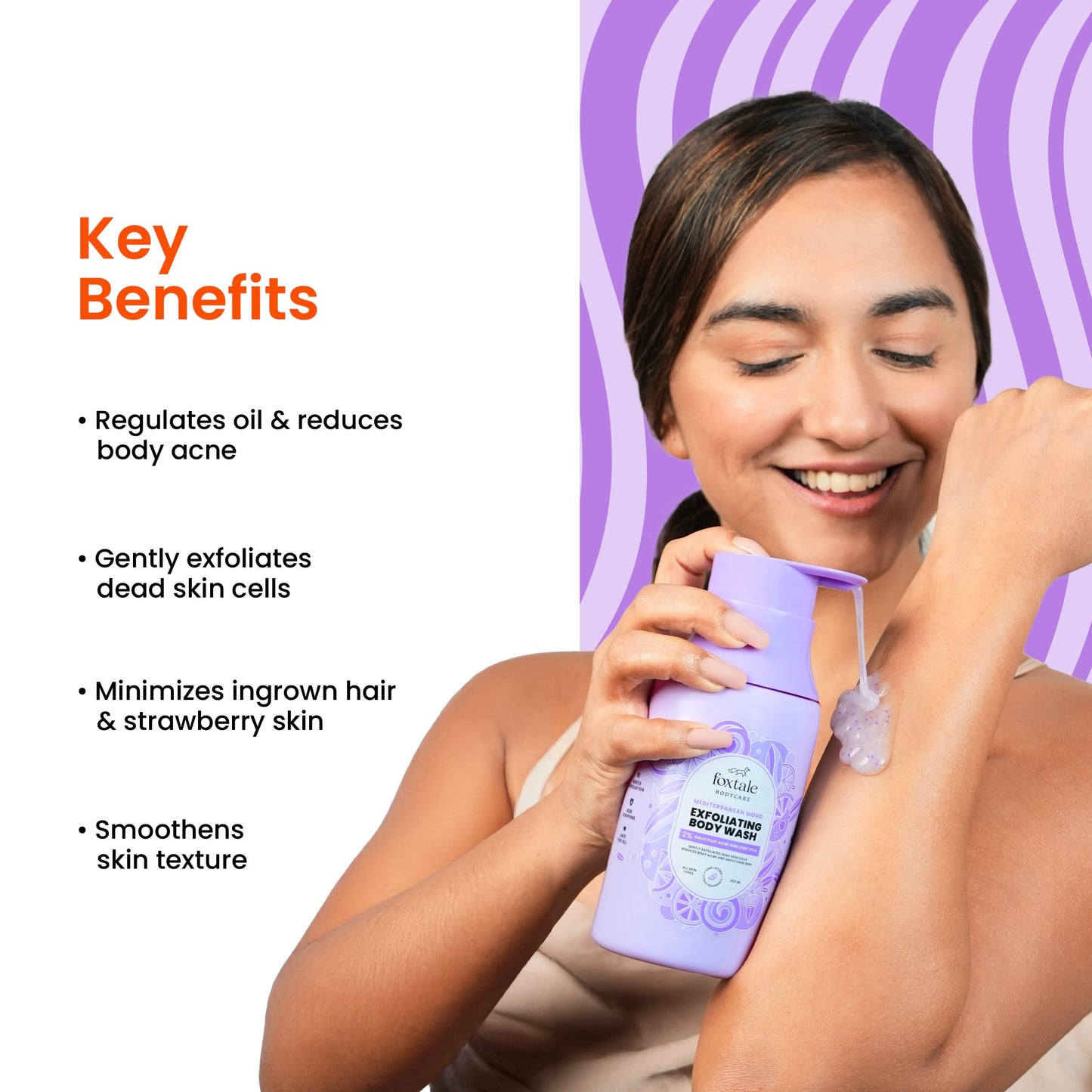 Exfoliating Body Wash with 2% Salicylic Acid & Zinc PCA - 250 Ml