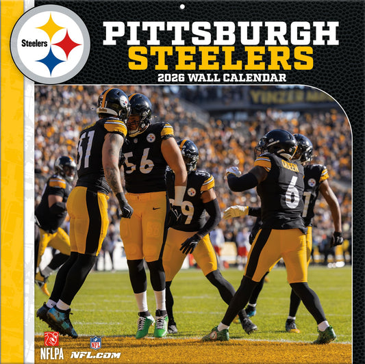 Pittsburgh Steelers 2026 12x12 Team Wall Calendar