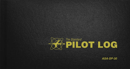 The Standard Pilot Log (Black): ASA-SP-30 (Standard Pilot Logbooks) 