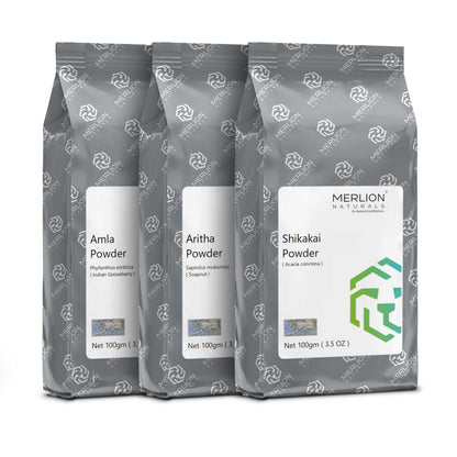 Natural Amla, Reetha & Shikakai Hair Pack - 300gm