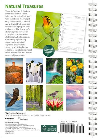 Audubon Engagement Calendar 2026: A Tribute to Nature and Its Spectacular Landscapes 