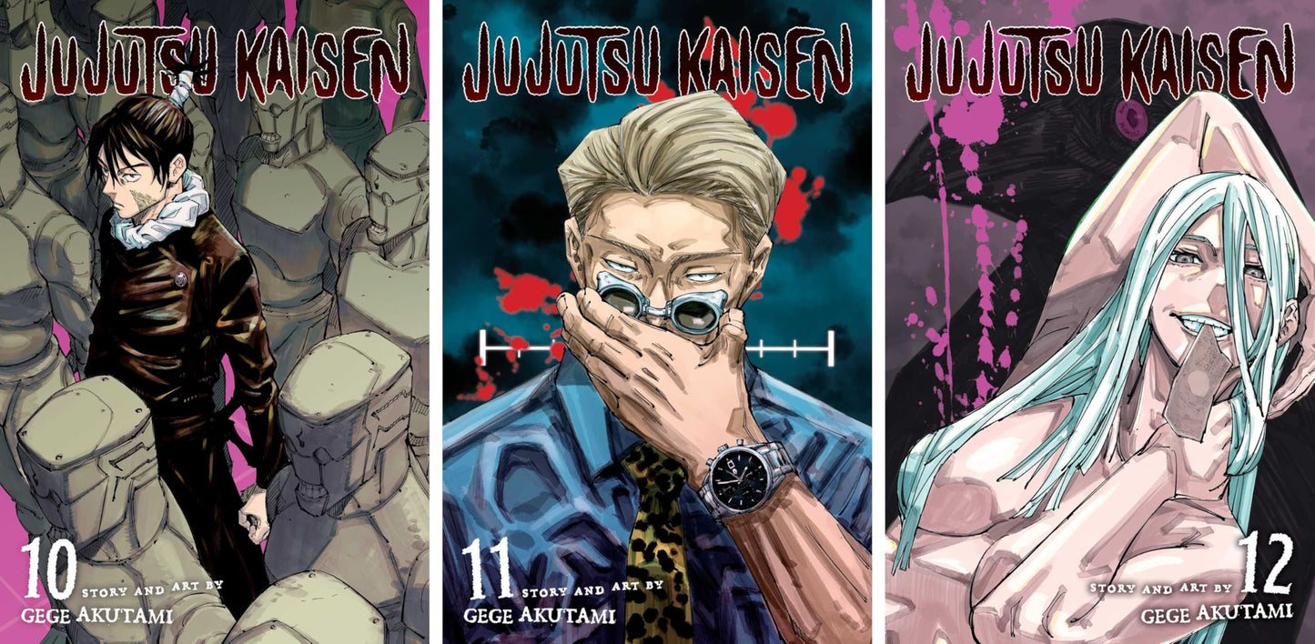 Jujutsu Kaisen Manga Bundle (30 Books) with T-Shirt, Hoodie, Backpack, Figures & Accessories Set