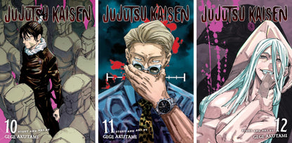 Jujutsu Kaisen Manga Bundle (30 Books) with T-Shirt, Hoodie, Backpack, Figures & Accessories Set