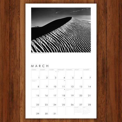 Ansel Adams 2026 Wall Calendar: Authorized Edition (Monthly Calendar)