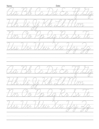 Cursive Handwriting Workbook For Kids: Cursive for beginners workbook. Cursive letter tracing book. Cursive writing practice book to learn writing in cursive (Beginning Cursive Handwriting Workbooks) 