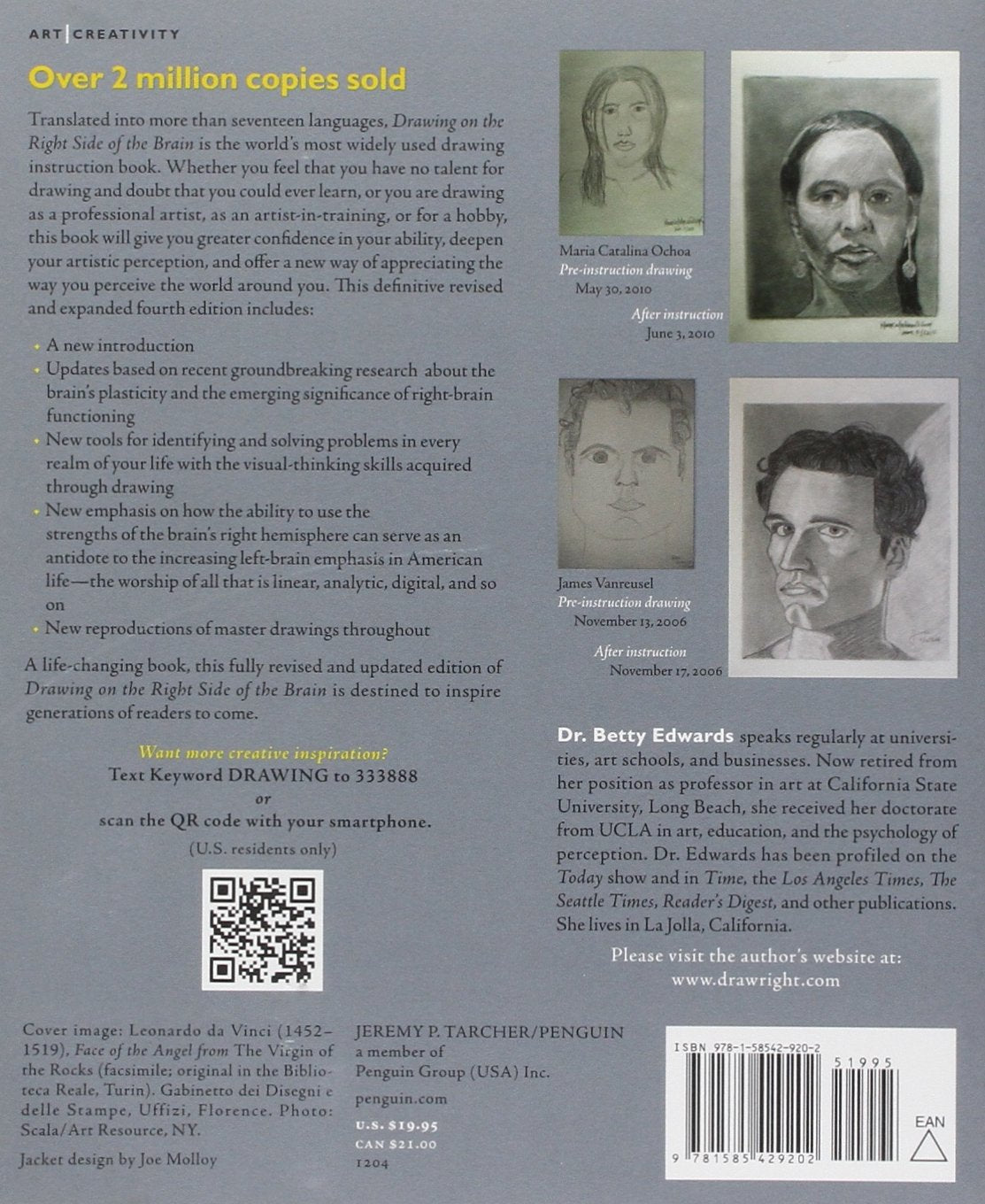 Drawing on the Right Side of the Brain: The Definitive, 4th Edition 