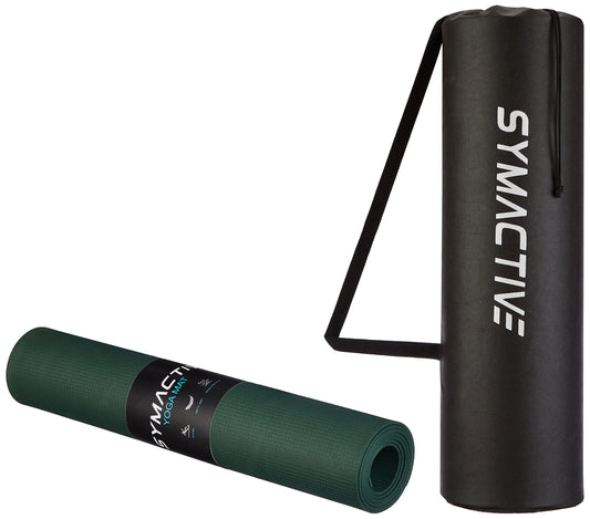 Lightweight Anti-Skid Yoga Mat with Carry Bag - 4mm Thick