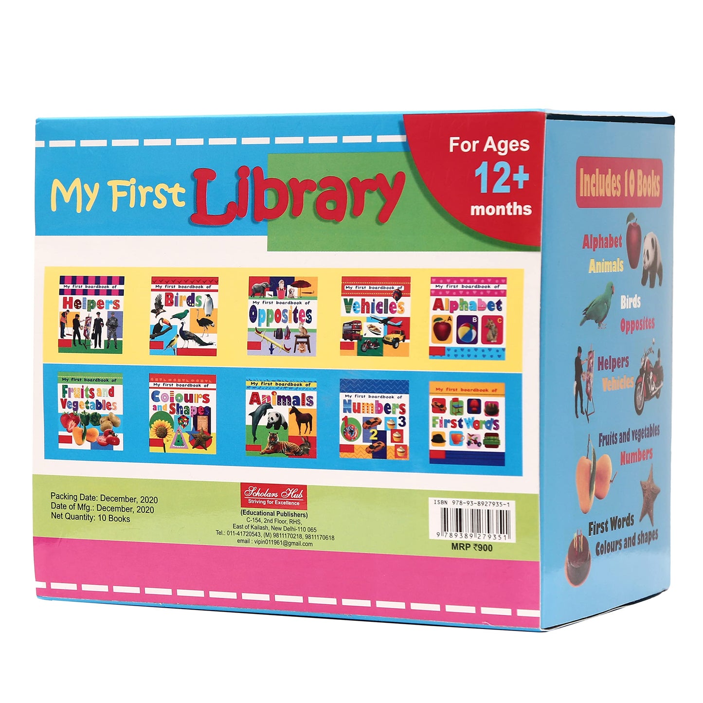 My First Library (Box Set Of 10 Board Books)