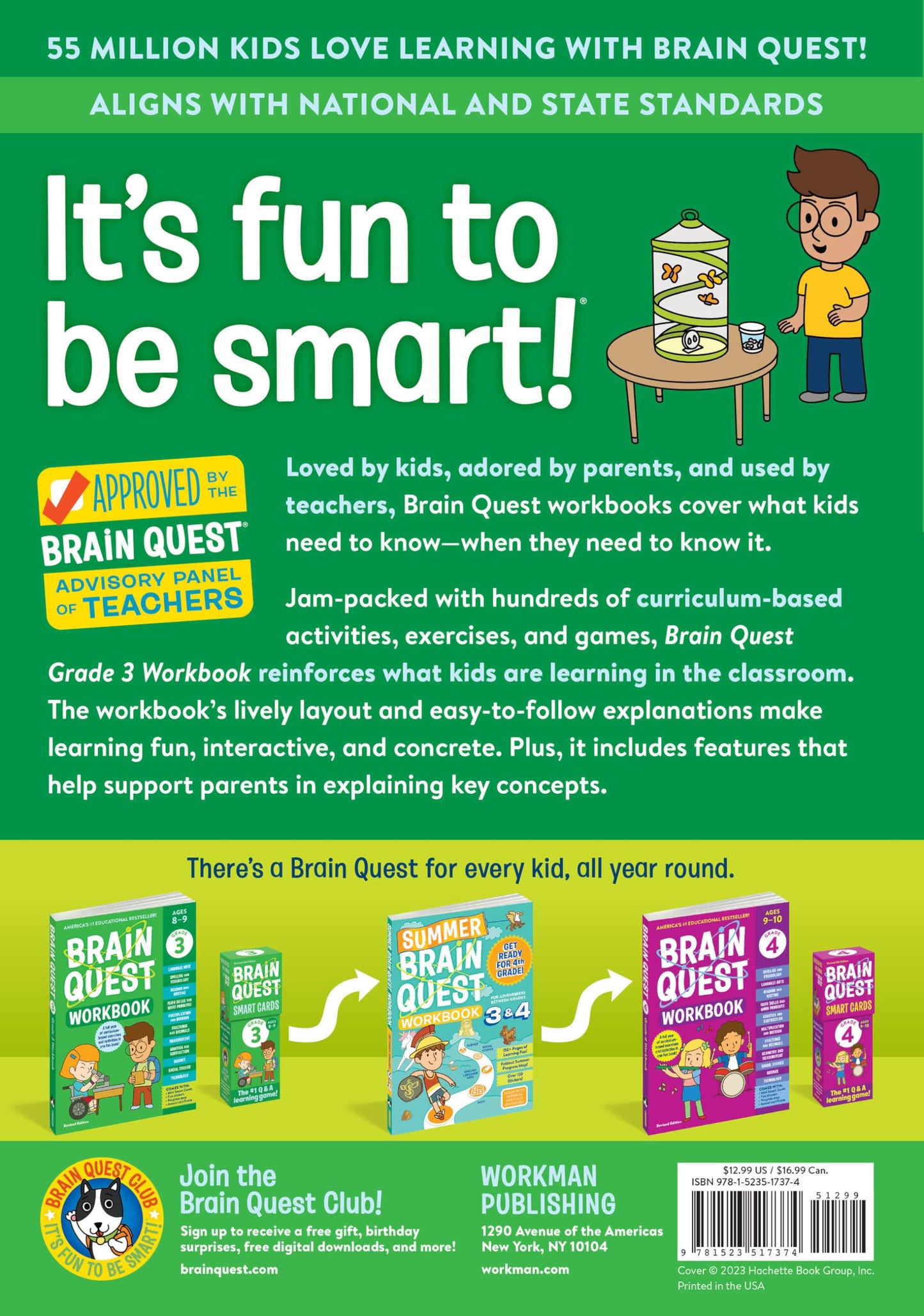Brain Quest Workbook: 3rd Grade Revised Edition (Brain Quest Workbooks) 