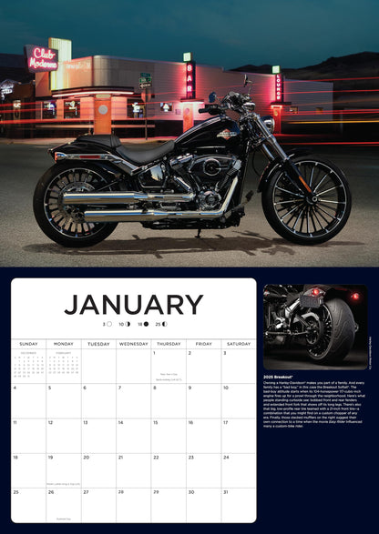Harley-Davidson 2026 17x12: 16-Month Calendar--September 2025 through December 2026 