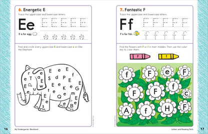 My Kindergarten Workbook: 101 Games and Activities to Support Kindergarten Skills, for Kids Ages 5-6