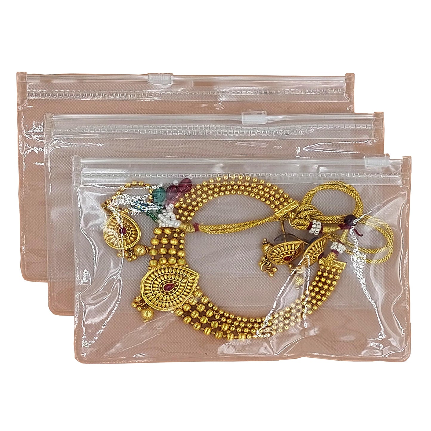 25 Multipurpose Storage Pouches 5x7 Inch for Travel & Makeup