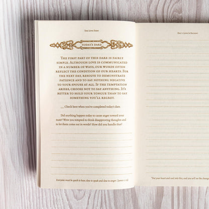 The Love Dare: A 40-Day Challenge for Husbands and Wives to Understand and Practice Unconditional Love - Includes Free Online Marriage Evaluation 