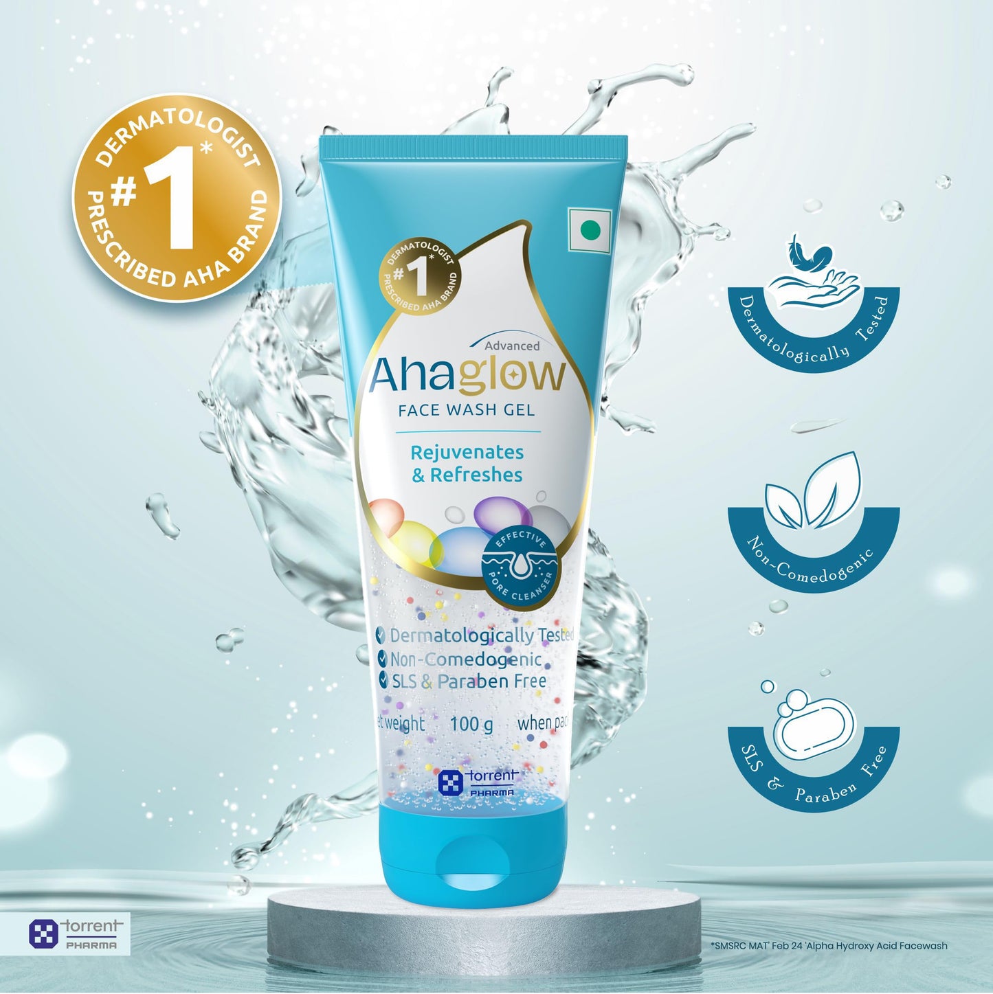 Gentle Face Wash Gel for Normal & Oily Skin - 100g