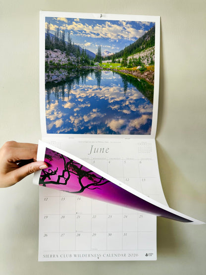 Sierra Club Wilderness Calendar 2026 
