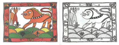 Scholars Hub Best Of Madhubani Art Paintings Book -Vol 1, Vol 2 (Set Of 2 Books) | 48 Pages
