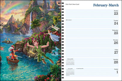 Disney Dreams Collection by Thomas Kinkade Studios 2026 Engagement Calendar