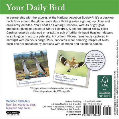 Audubon Birds Page-A-Day® Calendar 2026: The World's Favorite Bird Calendar