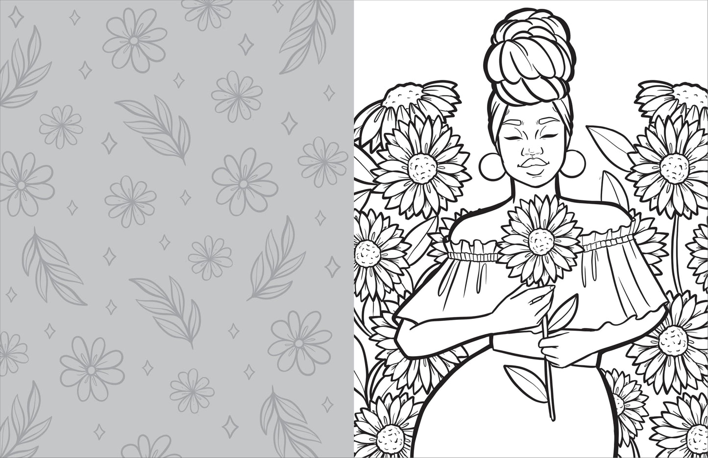 Coloring with Coco: Rest and Reflect: Relaxing Bold and Easy Coloring Book for Adults and Teens 